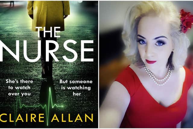 Derry author Claire Allan and her latest book The Nurse.