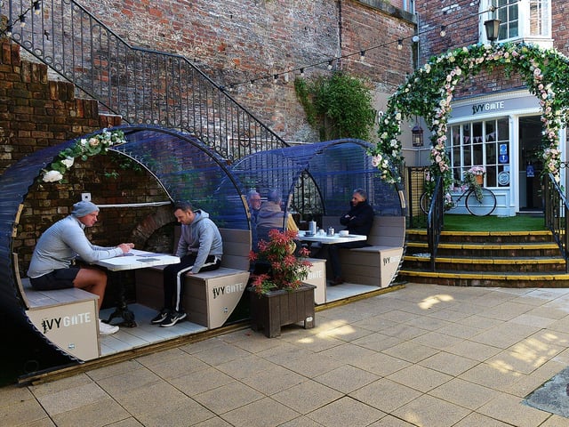 The Ivy Gate café in the Craft Village. DER2119GS – 002