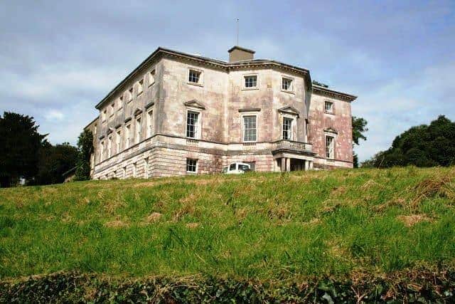 SISTER HOUSE? The main front and side elevation of Sharpham House, Devon, by Sir Robert Taylor, built circa 1770,