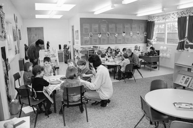 Children using the facilties at Learmount Community Centre.