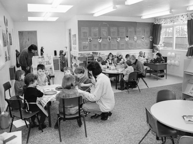 Children using the facilties at Learmount Community Centre.