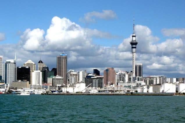 Auckland in New Zealand, where the Mackys emigrated to.