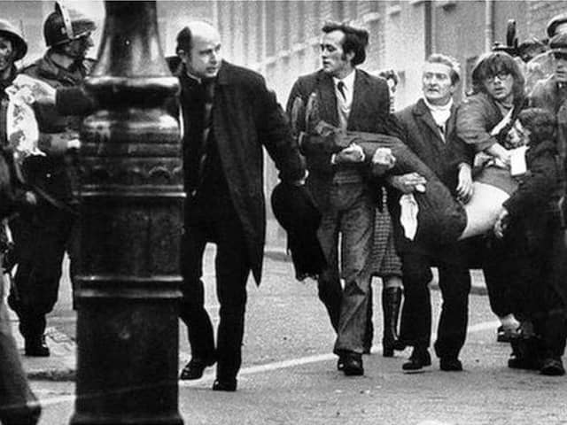Thirteen people were killed on Bloody Sunday. Another man died later.