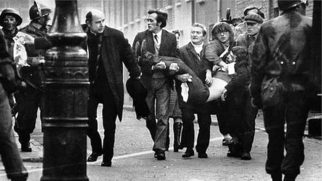 Thirteen people were killed on Bloody Sunday. Another man died later.