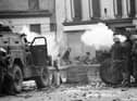 The British Army at William Street on Bloody Sunday.
