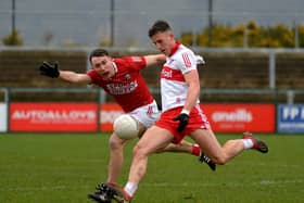 Shane McGuigan is back as Derry take on Meath in their final league game of the season in Navan. (Photo: George Sweeney)