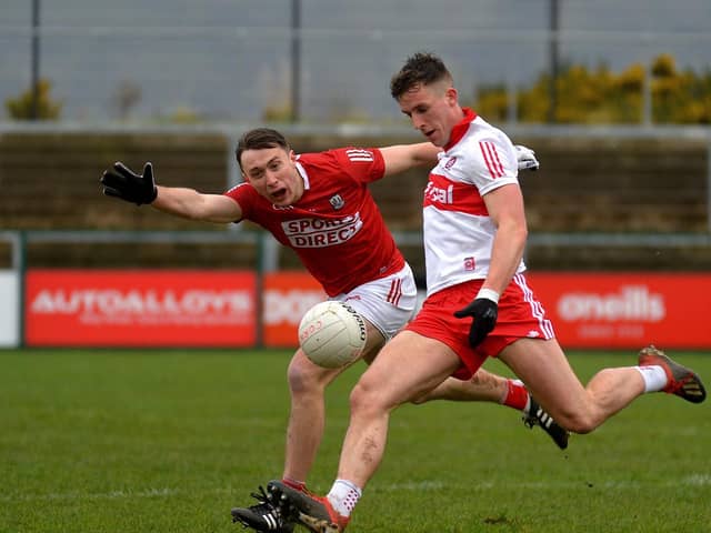 Shane McGuigan is back as Derry take on Meath in their final league game of the season in Navan. (Photo: George Sweeney)