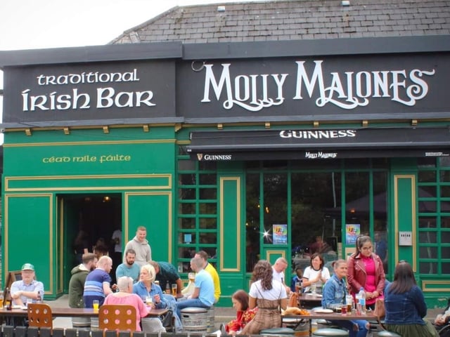 Molly Malone's on the Northland Road have outside picnic benches and a spacious indoor area for when the sun goes down.