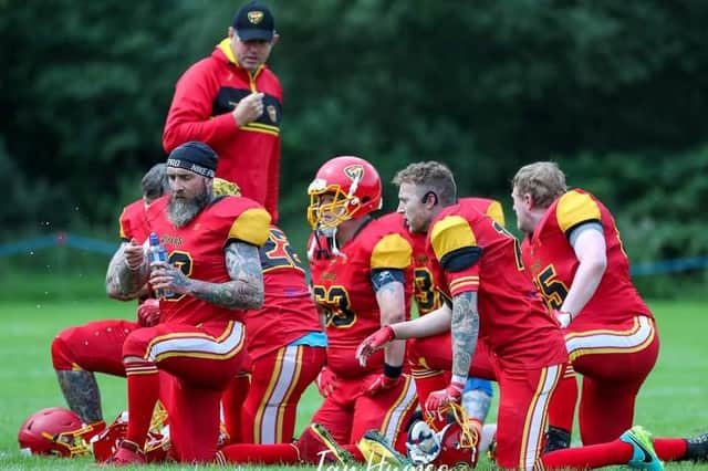 The Donegal Derry Vipers take a break.