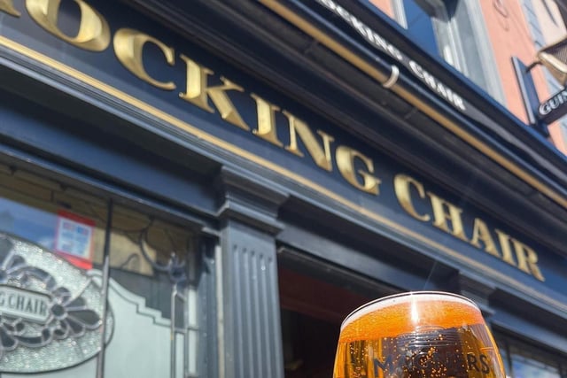 The Rocking Chair is at the very top of Waterloo Street facing Butcher's Gate. They have a beer garden out the front as well as a spacious area out the back with soft seats and gorgeous views of the city.