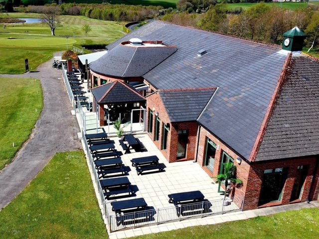 Link 48 in Culmore has benches with view of the gold course. Away from the road, the peace and tranquility of the setting is perfect for a pint in the sun.