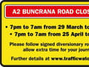 A tweet on Buncrana Road by Dept of Infrastructure