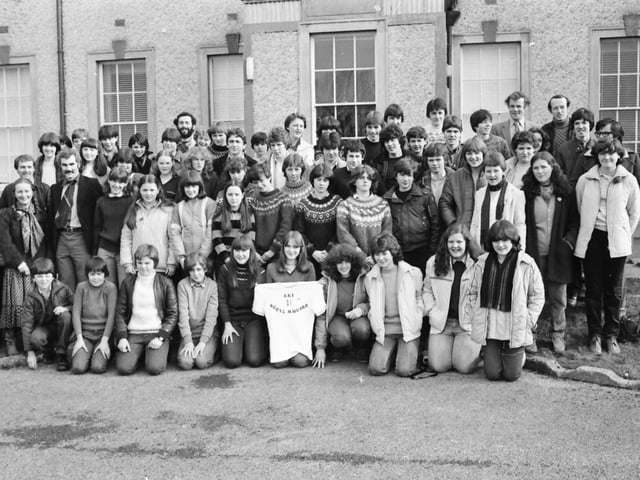 Pupils from Scoil Mhuire pictured before leaving on a seven day ski-ing holiday to the Italian Alps.