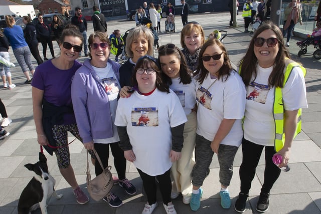 WALK FOR RUBY. . . .Some of the walkers pictured at Saturdayâ€TMs Walk.