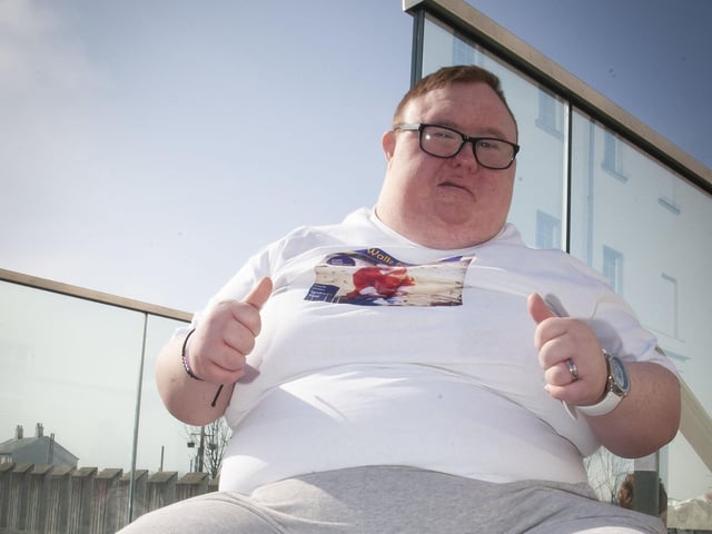 Ryan Kennedy pictured before Saturdayâ€TMs Walk for Ruby.