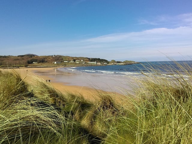 Culdaff beach, Donegal one of the best in the region and a perennial favourite with holidaymakers.