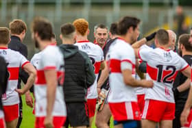 Derry defeated Meath in Navan but missed out on promotion after Roscommon held off Galway.