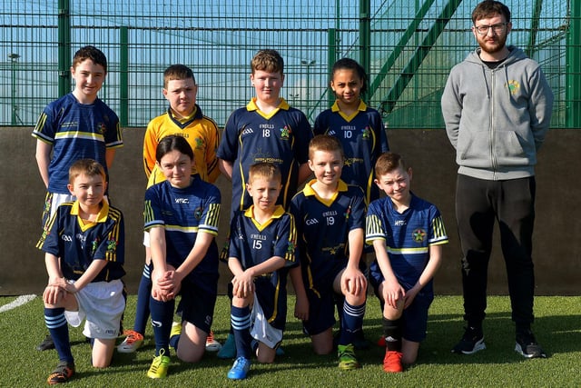 Gael Scoil Eadain Mhoir who played in the Ryan McBride Schools Cup. Picture by George Sweeney.