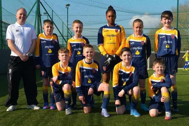 Ebrington Primary School who took part in the Ryan McBride Schools Cup. Picture by George Sweeney