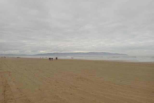 The pristine and massive Benone Beach, County Derry.