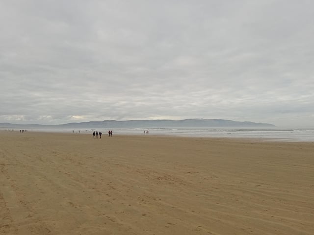 The pristine and massive Benone Beach, County Derry.