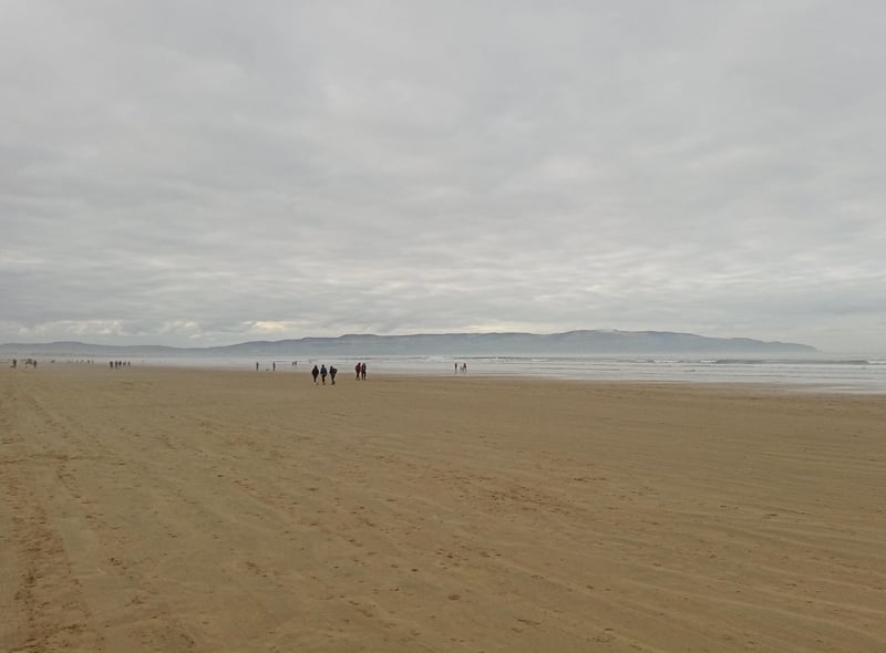 The pristine and massive Benone Beach, County Derry.