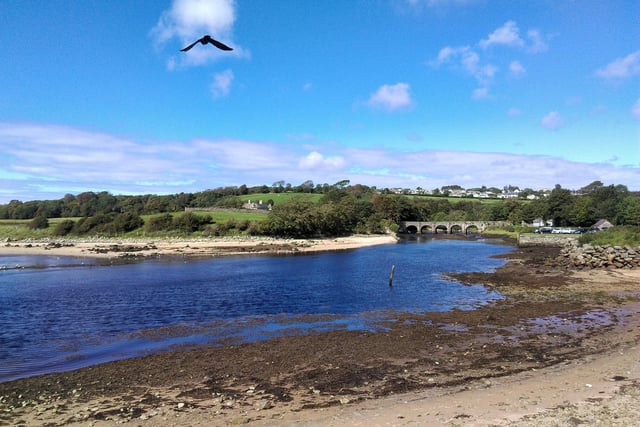 Buncrana Shore front and Swan Park, which is now partially reopened.