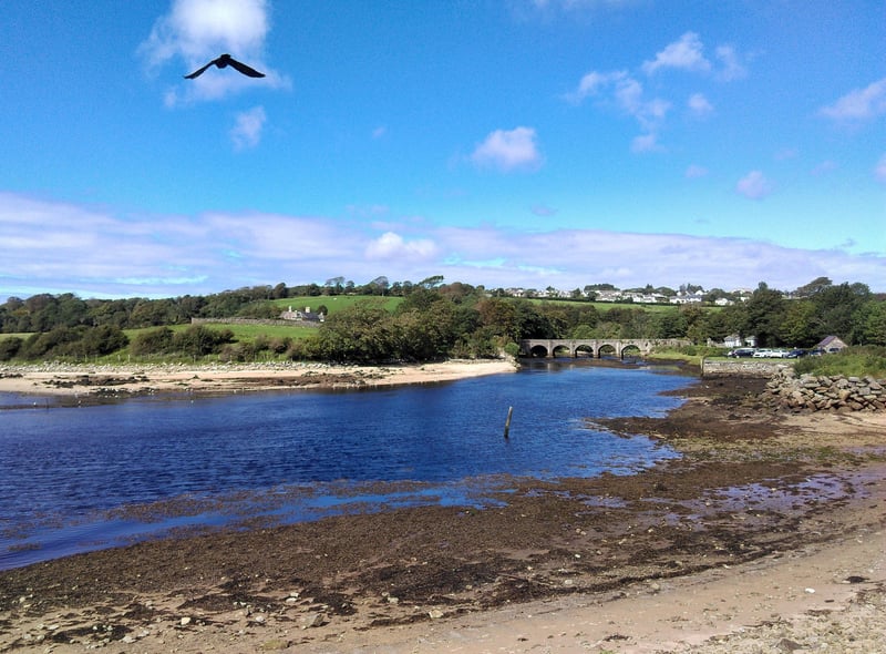 Buncrana Shore front and Swan Park, which is now partially reopened.