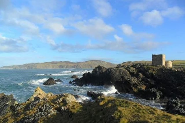 Last stand.... Historic Carrickabraghey Castle, Isle of Doagh, Inishowen.