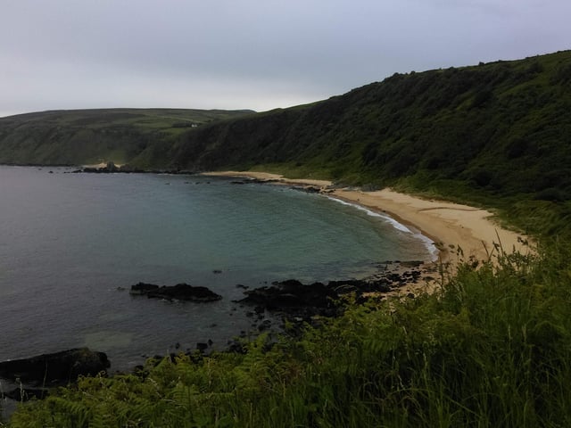 Armada wrecks and big waves... Kinnego Bay nestled on the north coast of Inishowen, County Donegal.