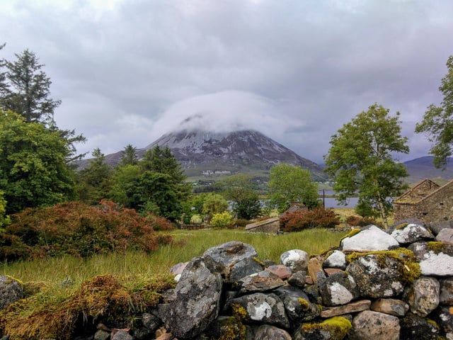 The majestic Mount Errigal in Gweedore, County Donegal.