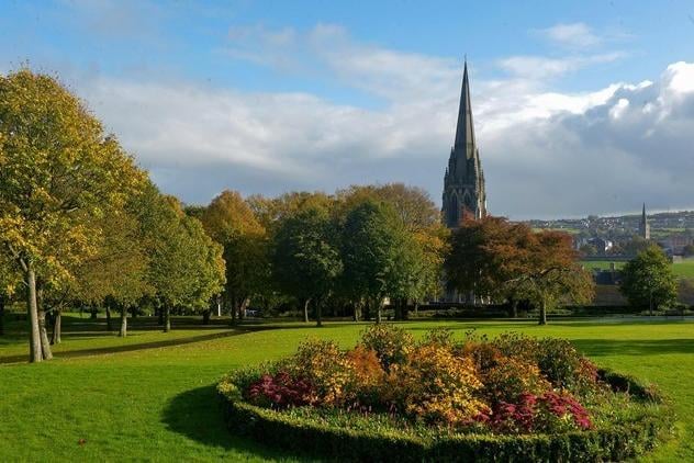 Beautiful Brooke Park in Derry city.