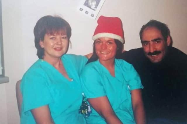 Dr Imtiaz Kar. on right, is retiring after more than twenty years at Altnagelvin