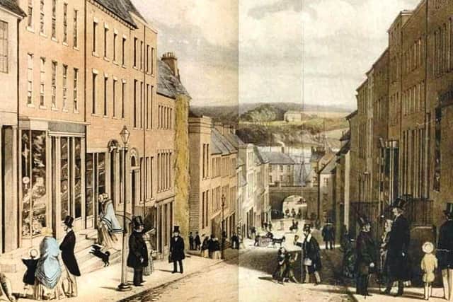 Derry in the 1800s - Shipquay Street is depicted here - was a far cry from what the city is today.