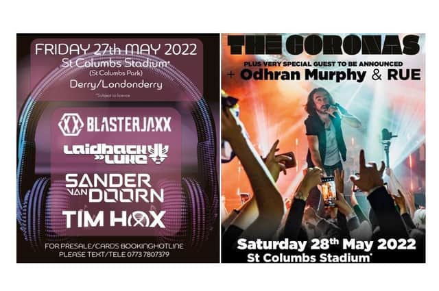 Blasterjaxx and The Coronas have been lined up for a weekend of music at the end of May.