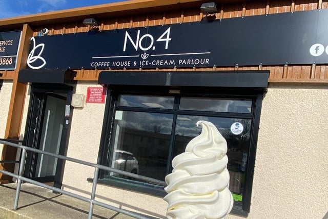 No. 4 Coffee House and Ice Cream Parlour in Drumahoe do tasty ice cream as well as smoothies, tray bakes and coffee. So even if the weather isn't so good, you can always call in for a coffee and a wee bun.