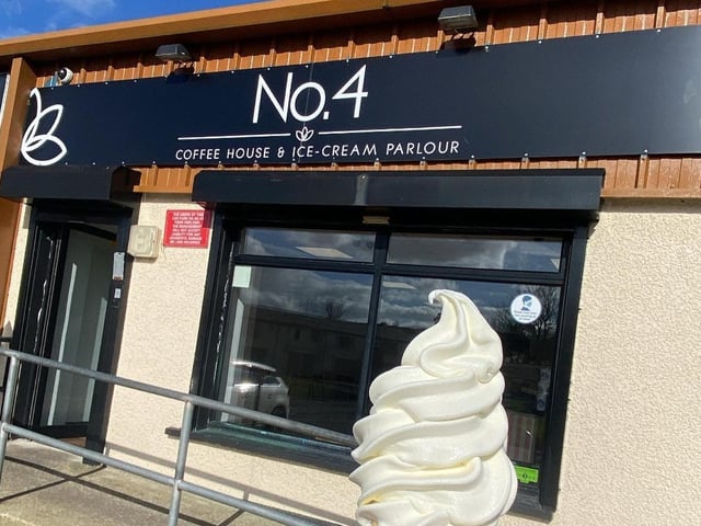 No. 4 Coffee House and Ice Cream Parlour in Drumahoe do tasty ice cream as well as smoothies, tray bakes and coffee. So even if the weather isn't so good, you can always call in for a coffee and a wee bun.