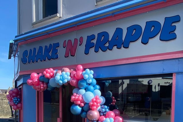 Shake 'n' Frappe have stores on Carlisle Road and the Northland Road. They sell a range of ice cream, waffles, coffee, hot chocolate, frappes, smoothies, crepes and traybakes.