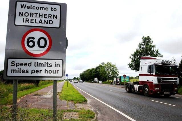 The Derry-Donegal border.