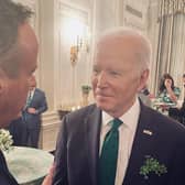 Stephen Kelly meets President Joe Biden