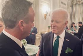 Stephen Kelly meets President Joe Biden