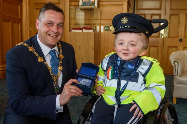Unforgettable day for 'Garda' Jack Beattie as Mayor hosts civic ...