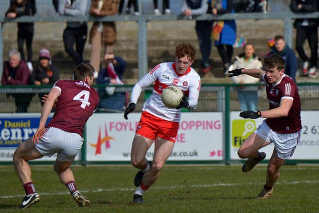 Lachlan Murray will be available for the Derry Under 20s Championship opener against Antrim at Owenbeg on Friday. (Photo: George Sweeney)