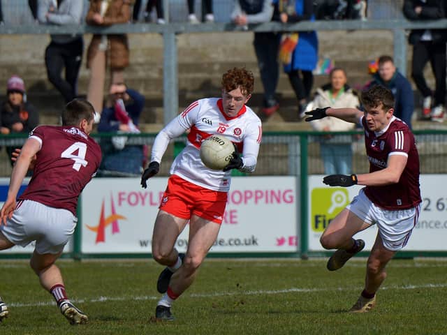 Lachlan Murray will be available for the Derry Under 20s Championship opener against Antrim at Owenbeg on Friday. (Photo: George Sweeney)