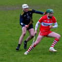 Fit again Gerard Bradley in action during the game against Sligo in February. Der will be favourites going into this weekends Allianz Leagues Hurling Division 2B final. (Photo: George Sweeney)
