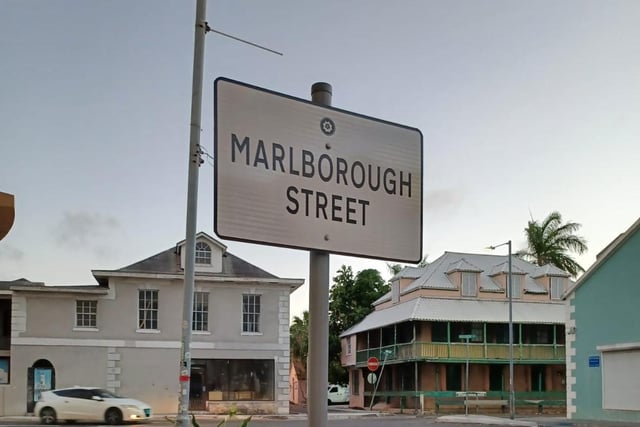 A familiar street name in Nassau.