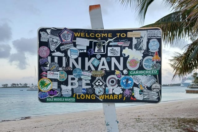 Junkanoo beach in Nassau.
