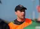 City of Derry Head Coach Richard McCarter. Derry travel to league leaders Enniscorthy tomorrow requiring something from the game to stay in with a shout of avoiding the relegation play-off. (Photo: George Sweeney)