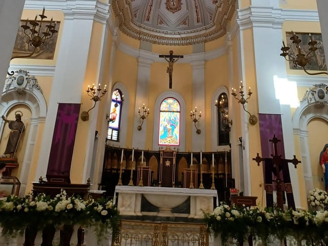 The interior of Catedral Basilica Menor de San Juan Bautista