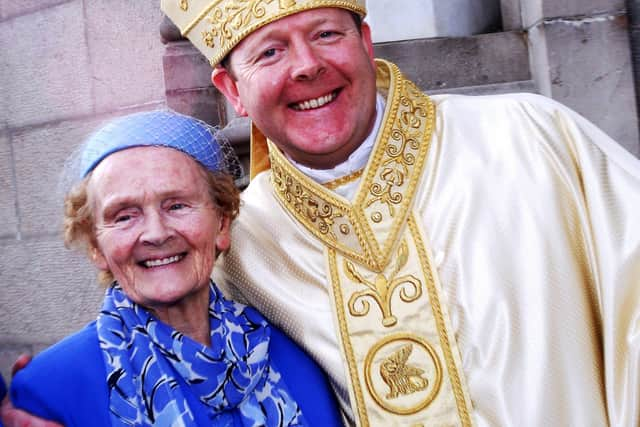 Archbishop Eamon Martin and his late mother, Catherine.